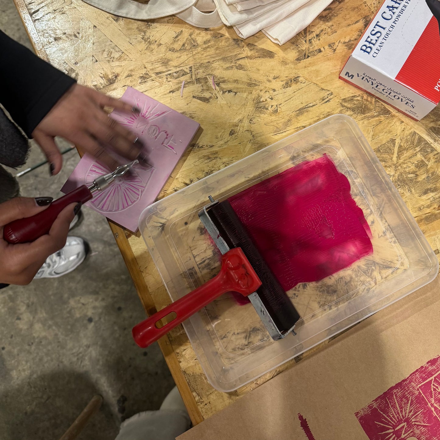 Customize your tote bag - Introduction to Block printing workshop