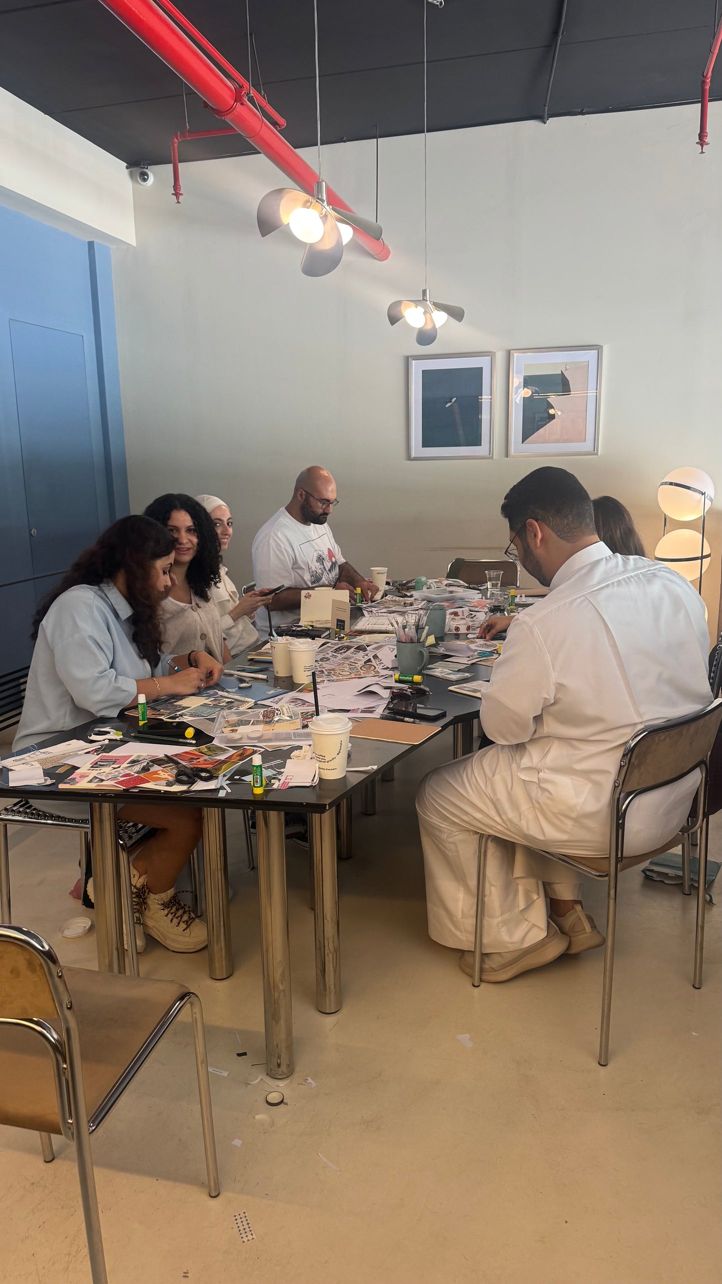Visual journaling session